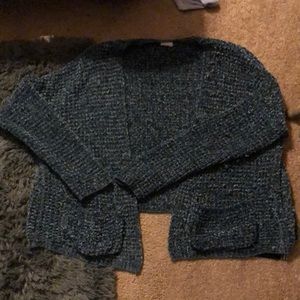 soft dark blue sweater